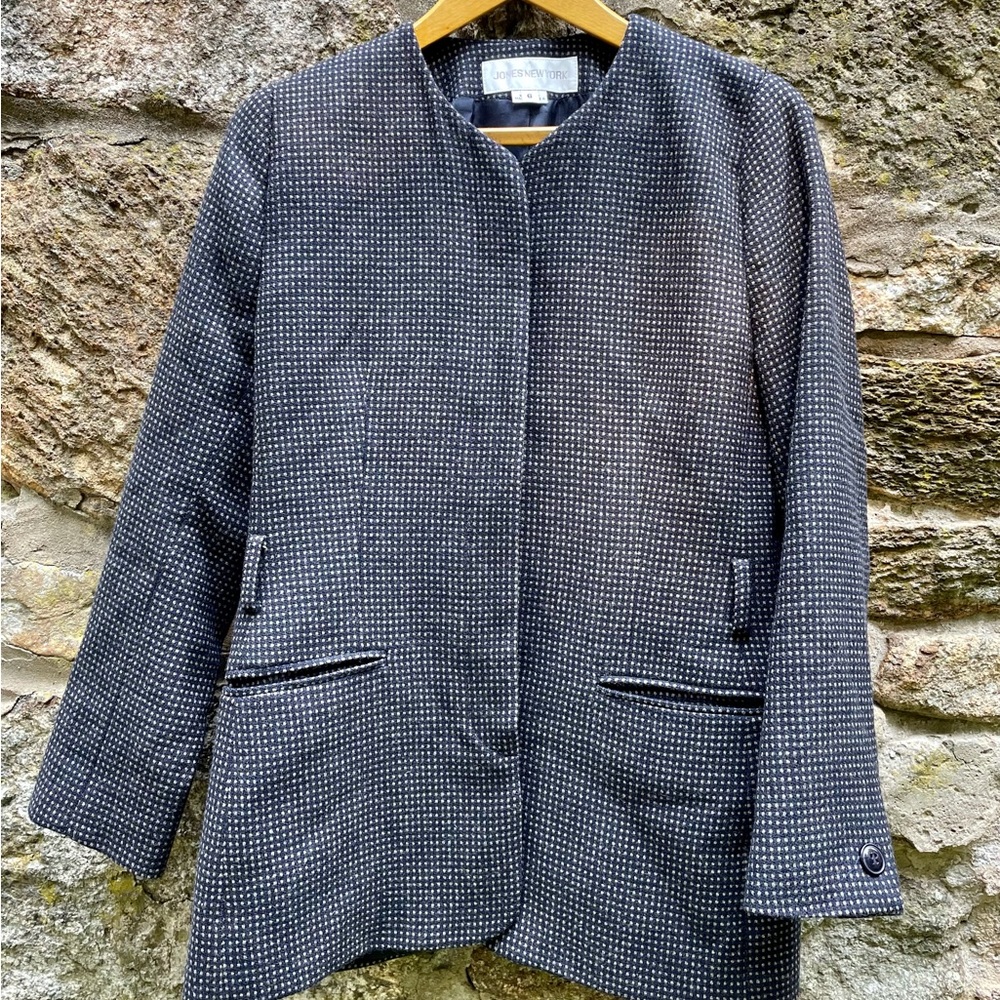 Vintage Jones New York Wool Blazer Size 6